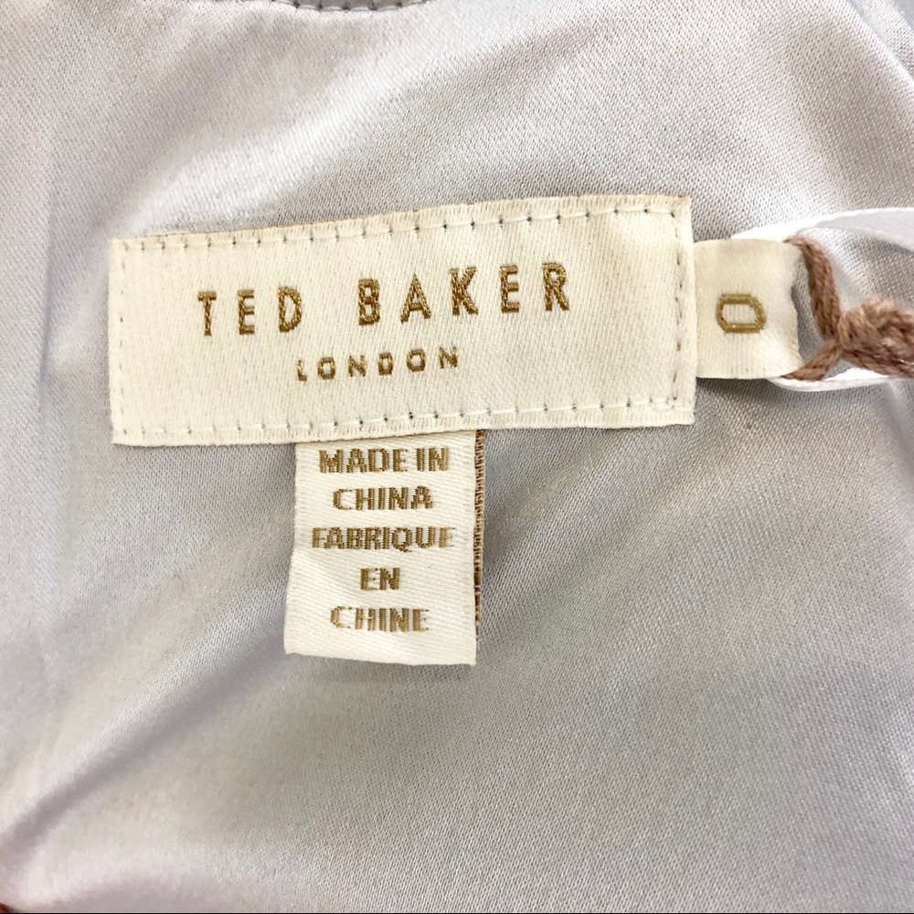 ❌SOLD❌NWT TED BAKER Metallic Versailles Dress - Picture 7 of 8
